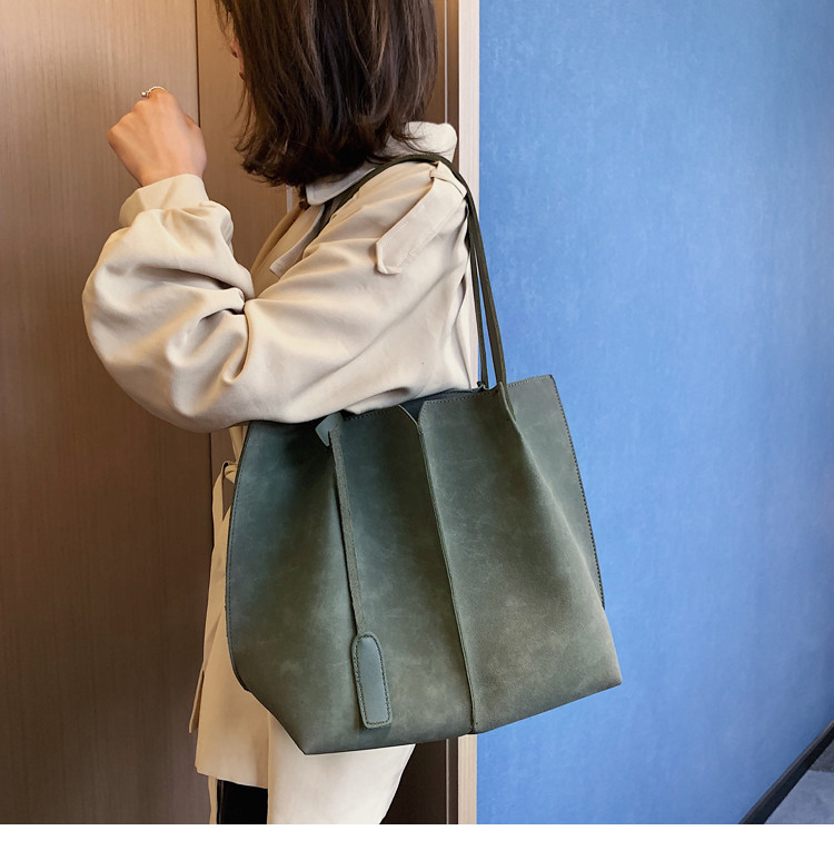 纪蔻 大包女2019年新款高级感包包洋气大容量女包时尚百搭子母包单肩包