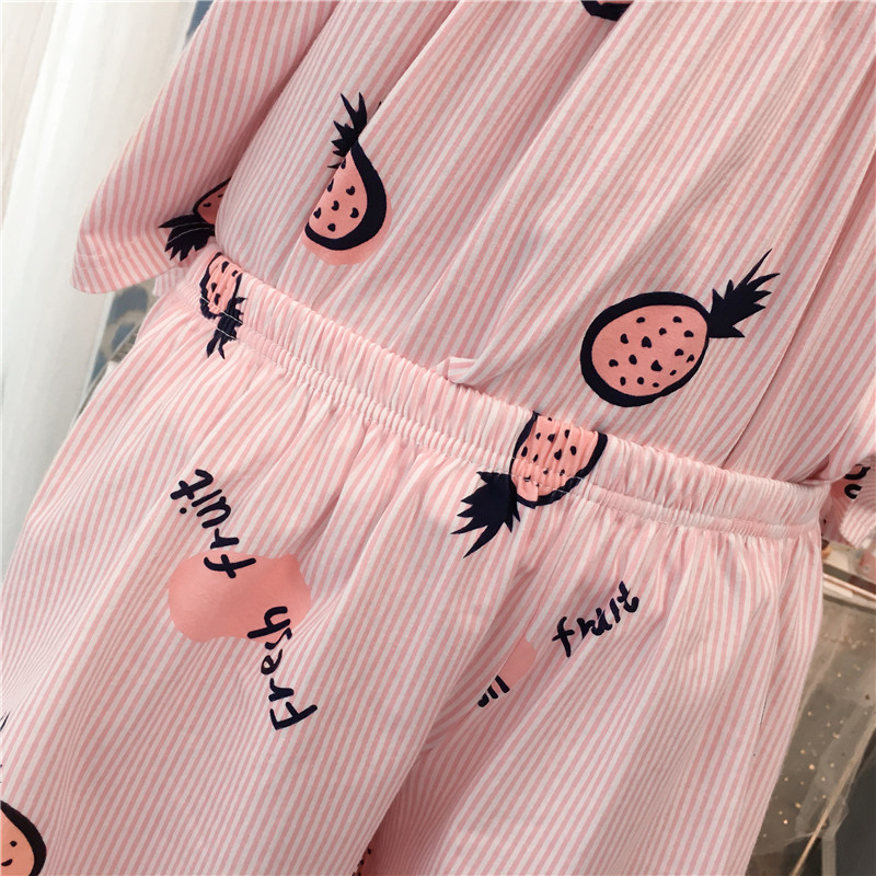 韩版学生睡衣女夏季短袖甜美可爱吊带短裤纯棉套装家居服