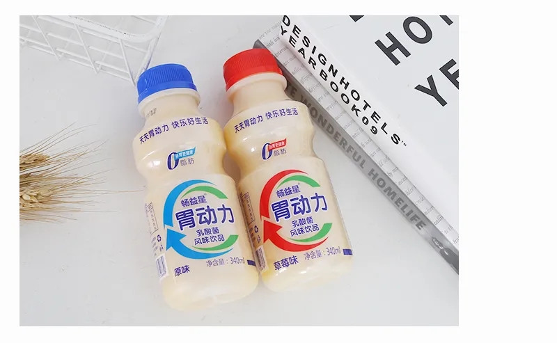 畅益星胃动力乳酸菌饮品早餐牛奶酸奶儿童饮料340ml整箱包邮益生