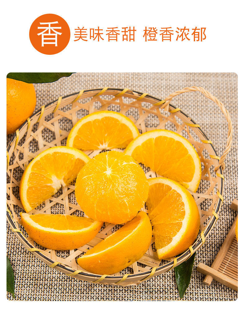 黔阳冰糖橙新鲜水果批发橙子10斤果当季整箱应季果冻超甜橙5麻阳