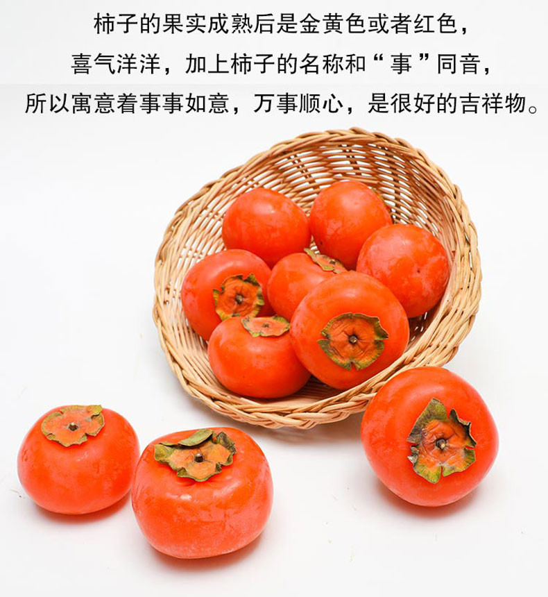 笑农 火晶柿子5斤
