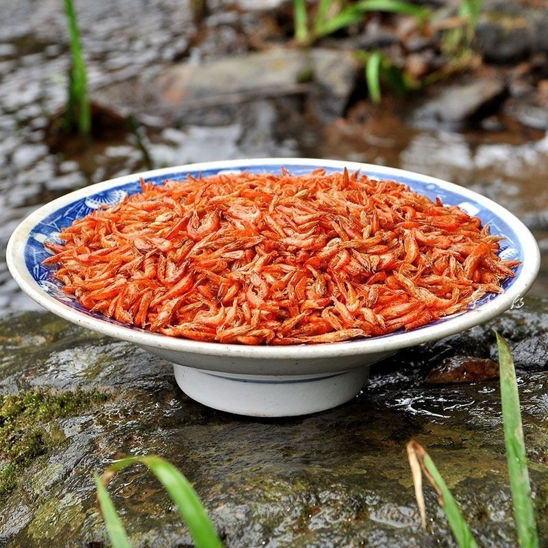 大牛哥 农家自晒淡水无盐河虾干货虾干河虾干包邮  【徐闻美食】