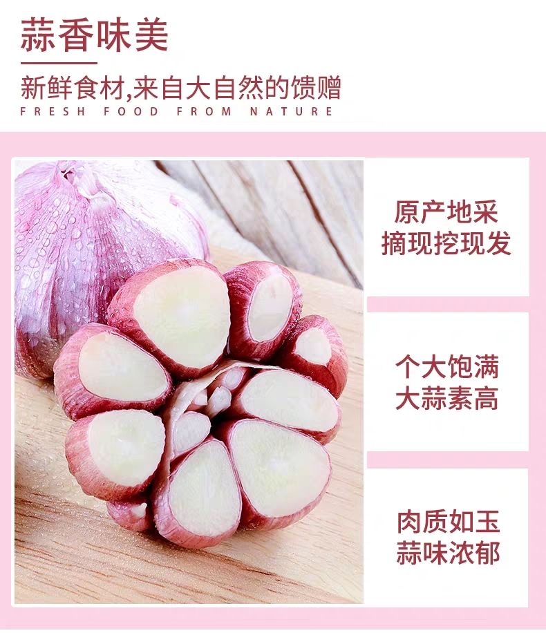 【现货5斤当天发货】大蒜,个头发大,没有坏果农家