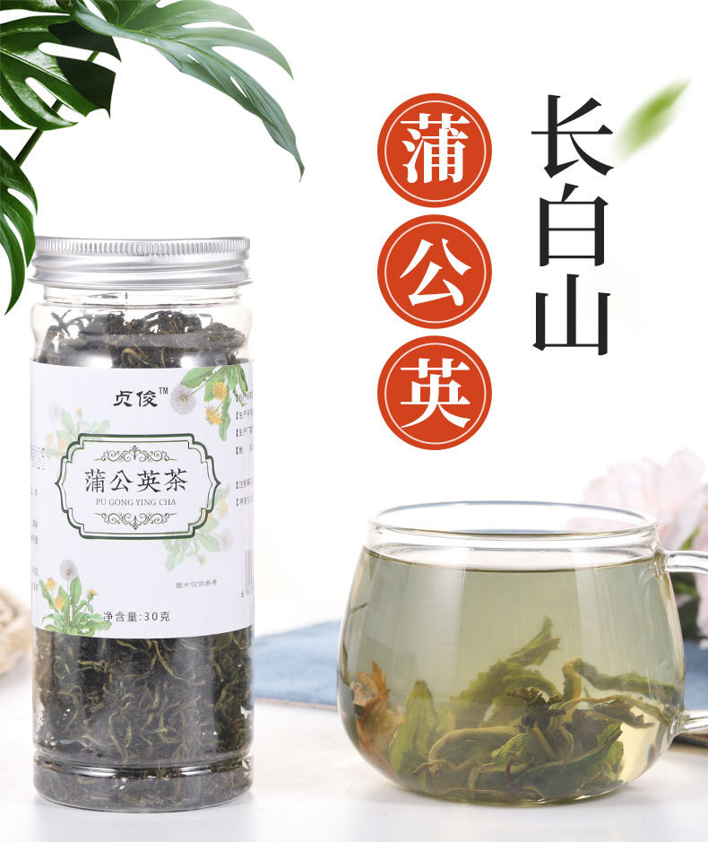 长白山蒲公英茶玫瑰花茶胎菊纯天然野生蒲公英蒲公英茶30g-100g