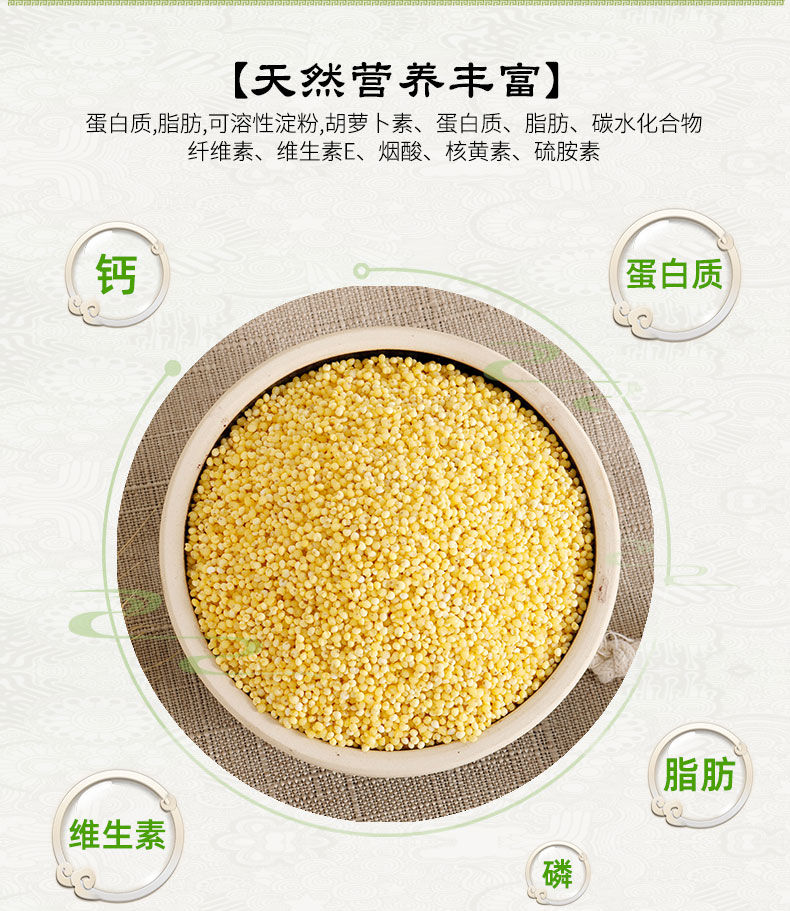 东北粘大黄米5斤农家粘糯大黄米黄小米包粽子米粘米饭米新米黍米