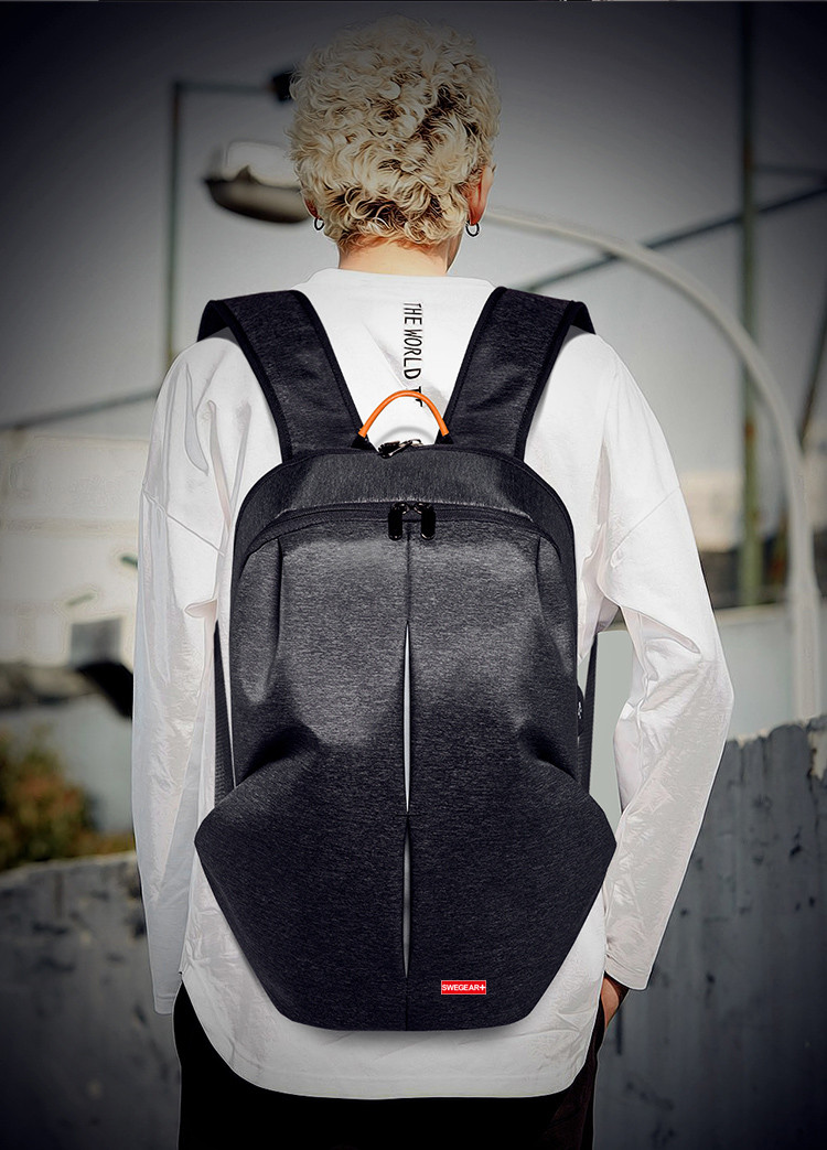 SWEGEAR+ 双肩包男士休闲防水电脑包时尚运动背包学生书包旅行背包5305