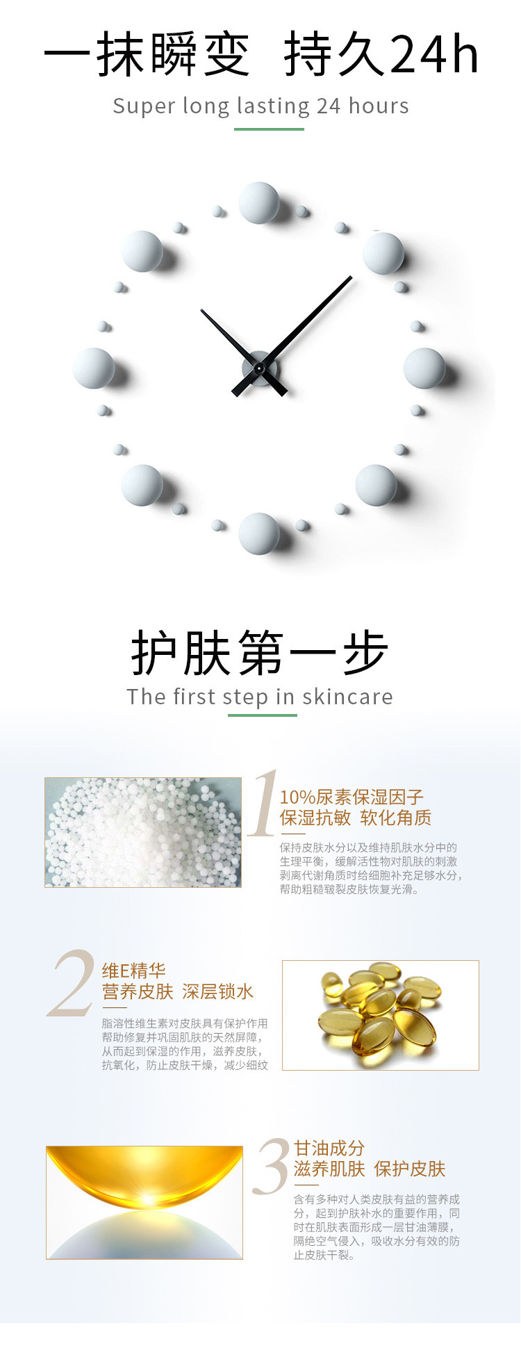 LIVEDUN/绿盾维E尿素霜120g*3滋润保湿皮肤干燥开裂正品护手霜