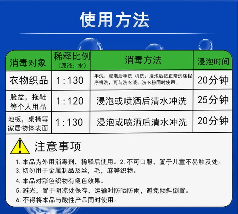 【超值5瓶装】84消毒液518g瓶装家用除菌衣物宠物杀菌八四消毒水卫生间洁厕除臭包邮