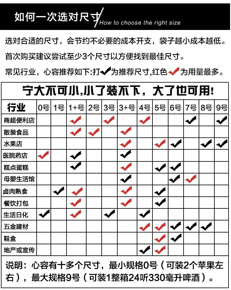 【极速发货】笑脸打包袋保鲜袋家用食品级加厚透明手提塑料袋超市购物袋方便袋