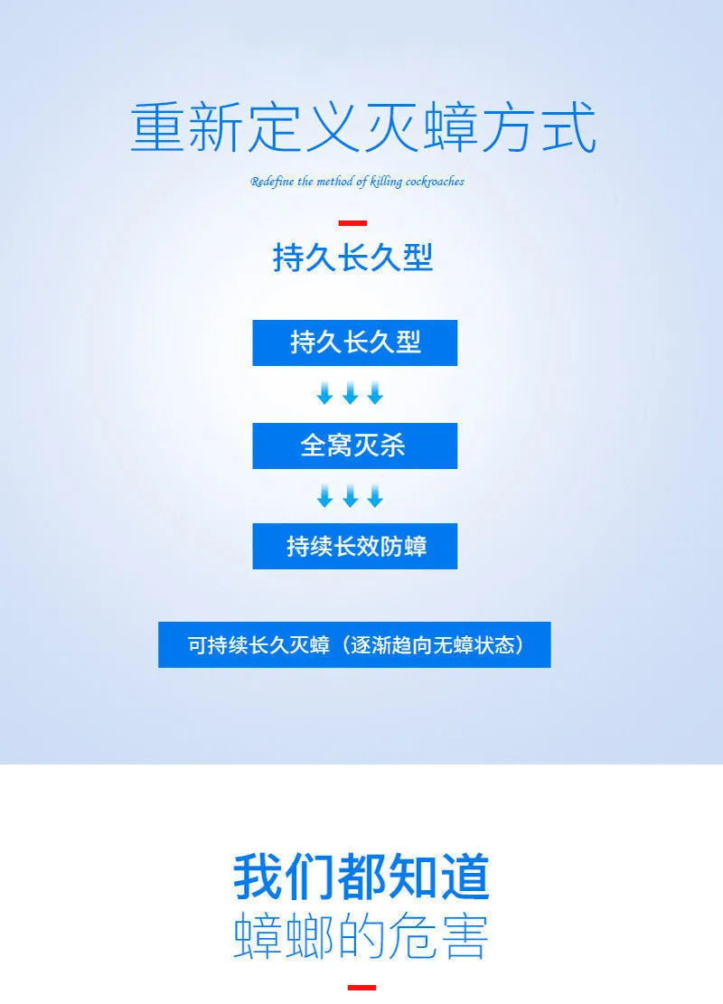 【40粒装】蟑螂药强效家用无毒一窝端室内卧室厨房杀蟑螂胶饵一扫光强力特效