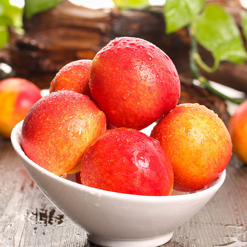 黄心油桃1/3/5斤当季水果蜜桃孕妇新鲜软桃子大果整箱脆甜桃批发