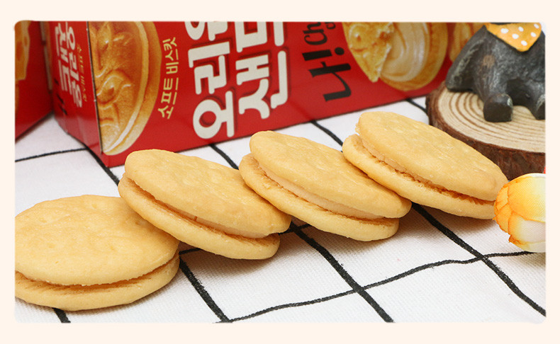 【领券立减3元】韩国进口食品好丽友芝士奶酪夹心饼干58gx4盒儿童办公室孕妇休闲零食