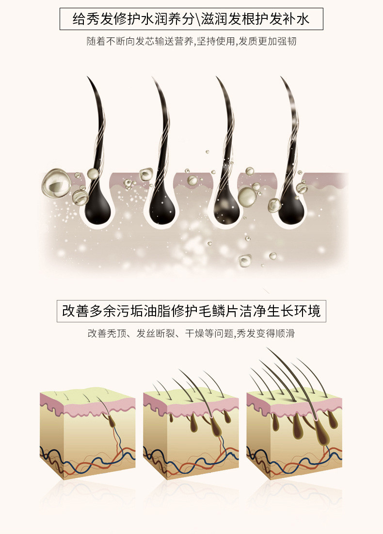  泊泉雅 生姜丝滑柔顺洗发露250ml滋润柔顺护发