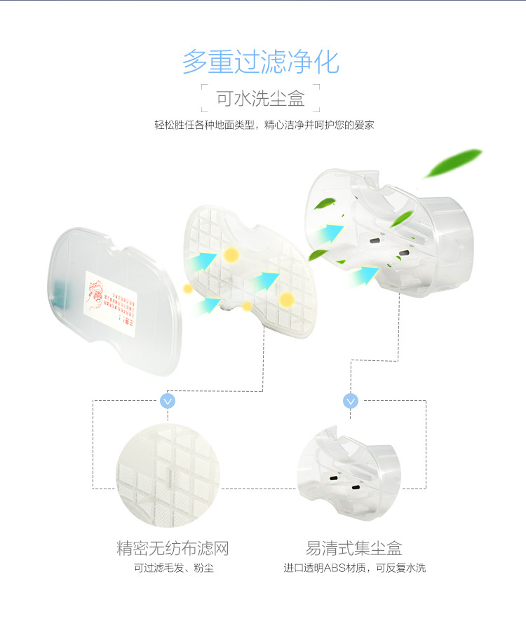 Midea/美的 全自动扫地机器人吸扫一体吸尘器无线智能 土豪金R1-L061E