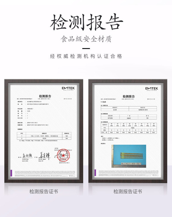 双枪家用鸡翅木筷子家庭实木10双套装日式儿童防滑木质餐具高档