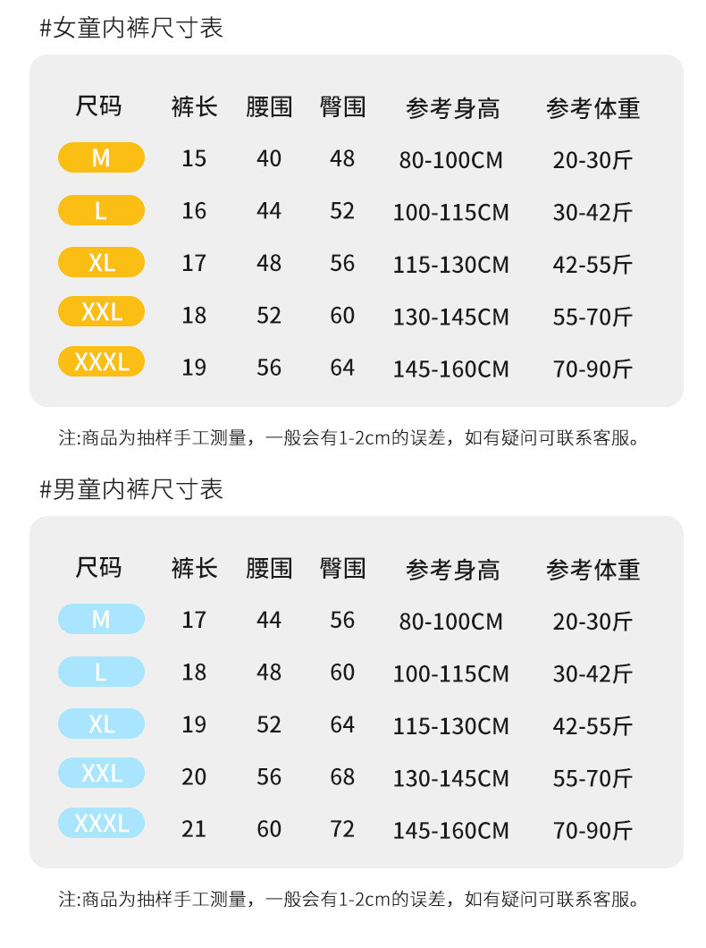 【领劵立减5元】新款春夏儿童内裤氧气纯棉卡哇伊动物印花男女童平角裤4条装