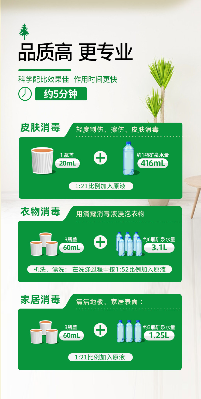 【领券立减10元】Dettol/滴露家居衣物皮肤卫浴消毒液1.8L有效杀菌消毒液