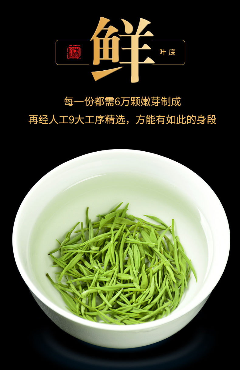 信阳毛尖2020新茶毛尖茶叶绿茶明前春茶新茶叶罐装红茶茉莉批发礼盒125g