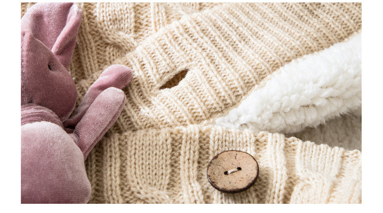 卓纪2021秋冬新款初生婴儿包被新生儿针织加厚款室内春秋冬季保暖抱被宝宝睡袋外出用品