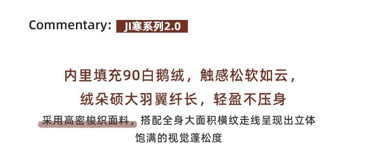 卓纪 90白鹅绒羽绒服女冬季2024新款中长款高级感好看时尚外套潮