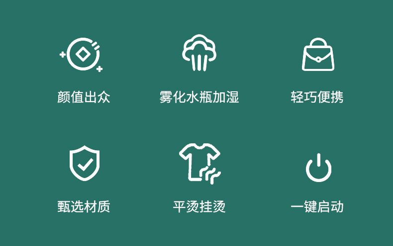 亦可亦乐 便携式迷你手持熨烫机家用小型蒸汽熨斗烫熨衣服宿舍神器