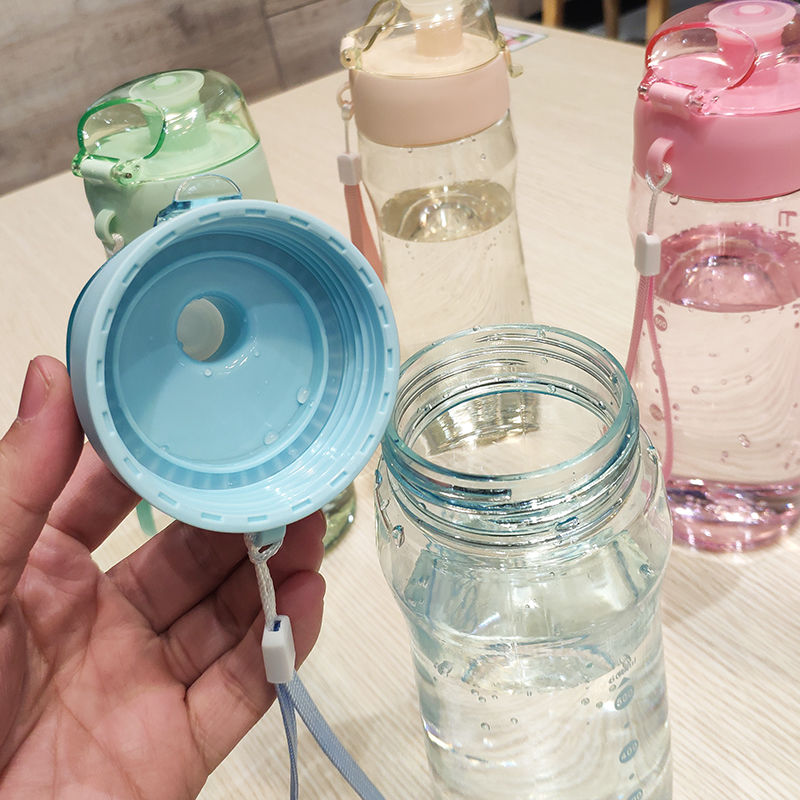 潮流韩版太空杯大容量学生水杯男女带盖吸嘴塑料防漏耐热杯子便携