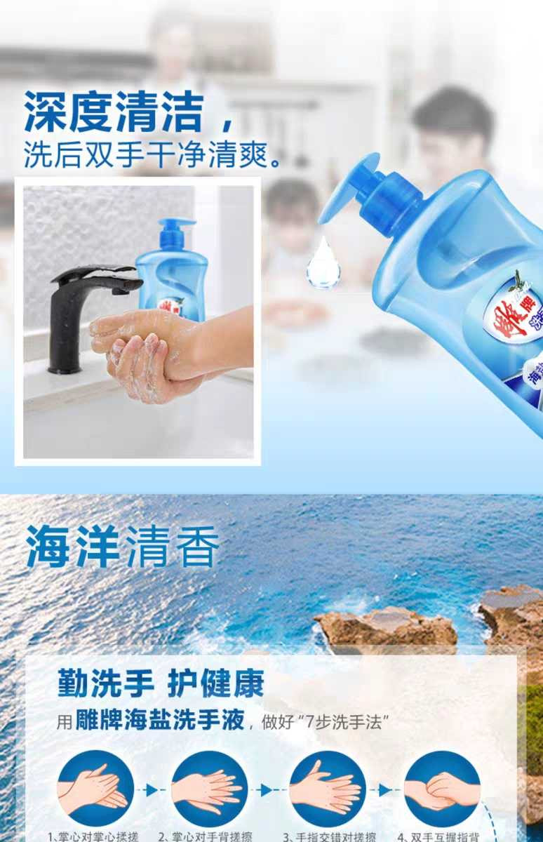 雕牌 500g雕牌海盐洗手液