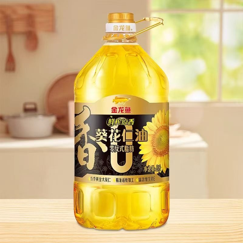 金龙鱼 零反鲜榨原香葵花仁油（非转压榨） 5L