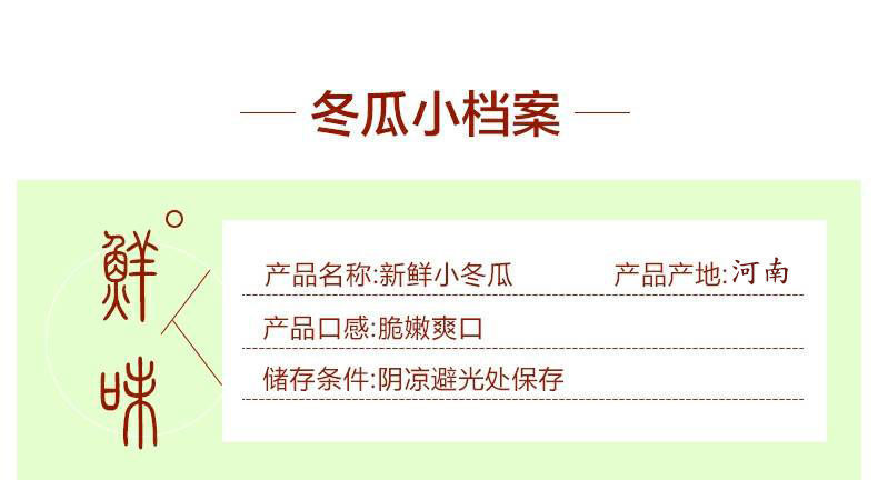 农家自种迷你小冬瓜新鲜蔬菜白毛清香可口一串铃小冬瓜新鲜蔬菜