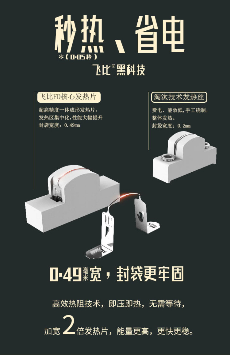 【封口/开口两用】迷你便携封口机小型家用塑料袋密封器零食封口夹便携式手压加热封口器食品塑封机