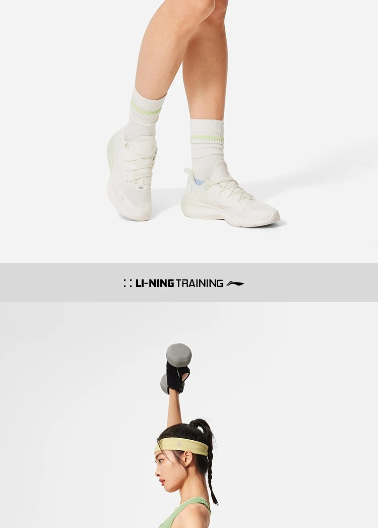 李宁/LI NING 健身系列女子冰感舒适宽松运动短裤AKSU462梭织透气
