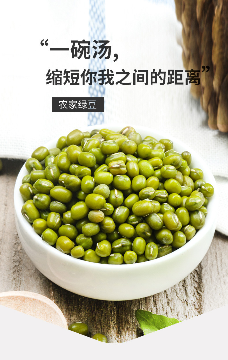 九鲤湖 江西特产新鲜农家绿豆500g（新人福利）