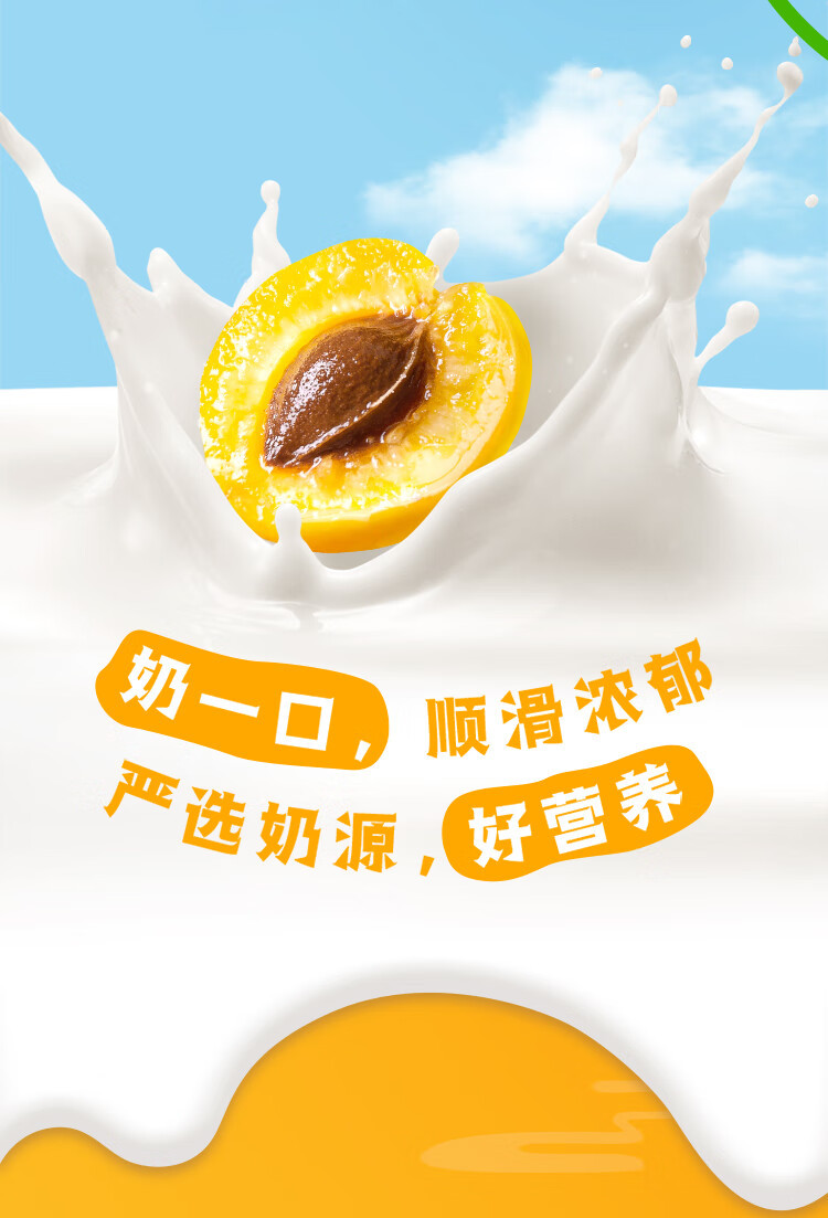伊利 优酸乳如意杏子味250ml*24盒/箱 乳饮料早餐伴侣