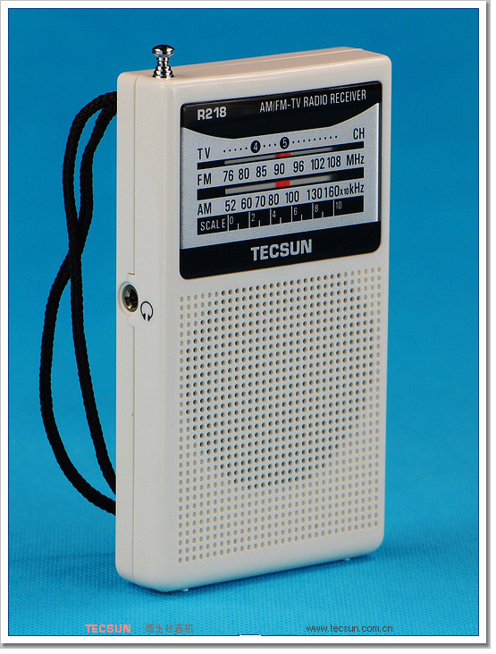 德生（Tecsun） R-218收音机老年人便携式袖珍式指针多波段收音机
