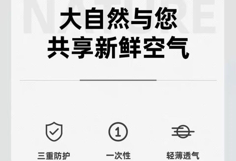 100只装口罩一次性防护三层透气成人含溶喷布无纺布口鼻罩防过敏秋冬防尘