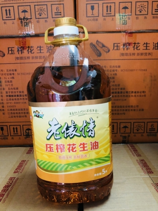 老俵情 【南康】老俵情 压榨花生油5L/瓶