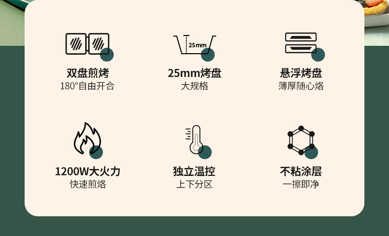 长虹 电饼铛CJK-12K5