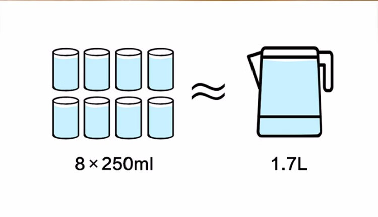 长帝/Changdi 电水壶烧水壶电热水壶 304不锈钢双层防烫 1.7L容量