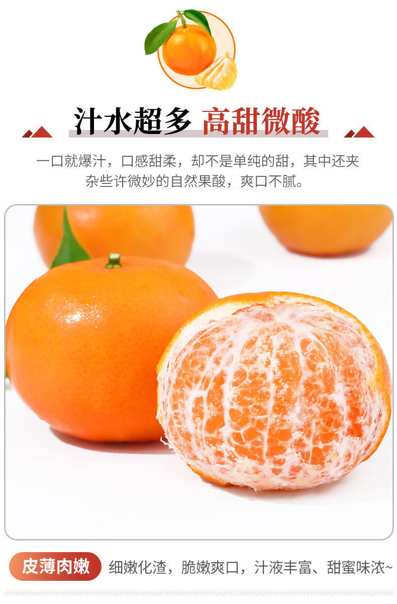 大牛哥 3/5/9斤装正宗沃柑橘子新鲜水果当季整箱批发桔子超甜薄皮