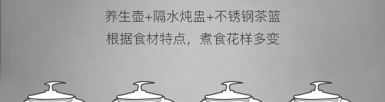 【网易严选】多功能 养生壶 电热壶热水壶烧水壶1.5L 办公居家适用