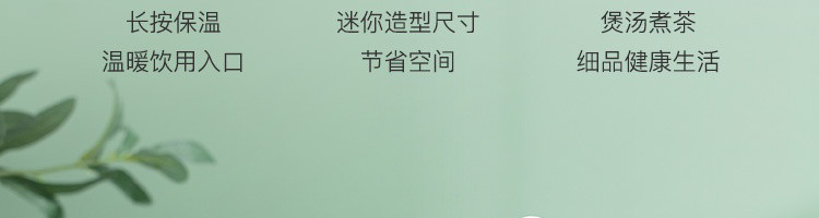 【网易严选】55度一键暖饮，迷你养生壶