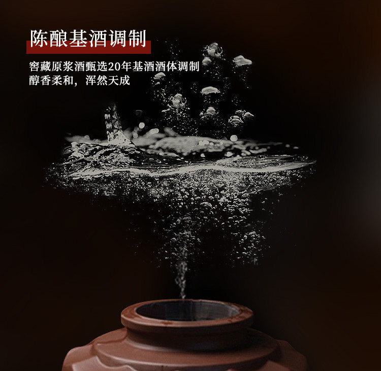 老俵情·赣酒 二十年原浆窖藏 浓香型  500ml/瓶