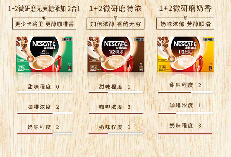 【30条】经典雀巢咖啡速溶咖啡粉原味咖啡礼盒装包邮【小度美食】
