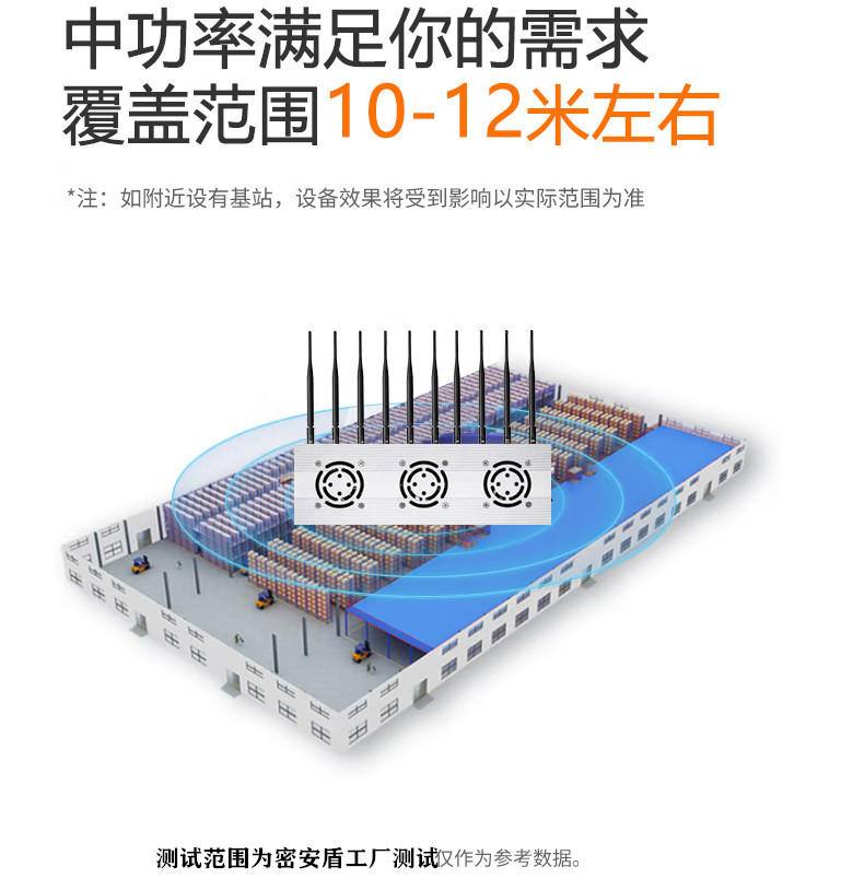 密安盾屏蔽器 密安盾MAD-M01学校考场会议室手机信号wifi防作弊仪器大功率仪器防5G屏蔽器