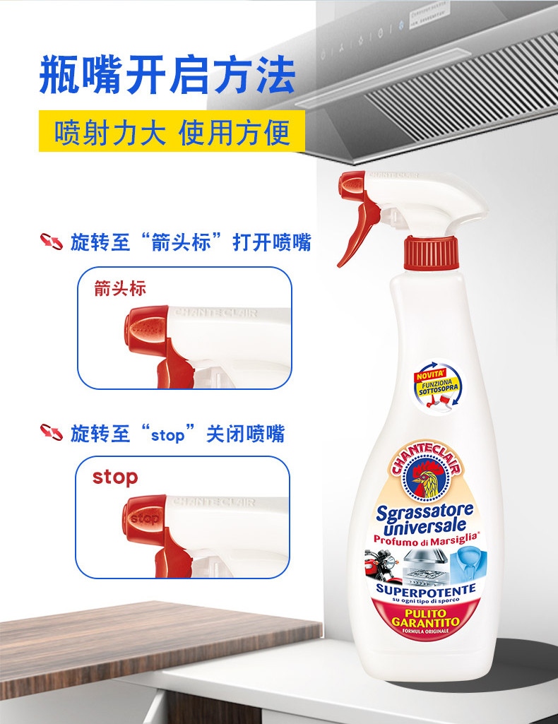 大公鸡管家 多能去污清洁剂(经典)600ml*2瓶