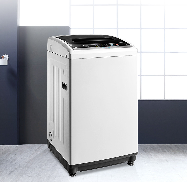 美的（Midea）MB55V30 全自动波轮洗衣机 5.5公斤 迷你洗衣机一键桶自洁不锈钢内桶洗衣机