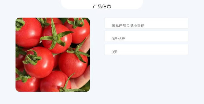 农家自产 【会员享实惠】米易原产甜贝贝小番茄