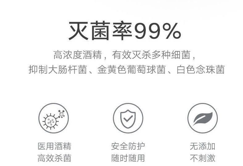 A  单片包装75%酒精消毒杀菌75度湿巾纸婴儿批发成人小包学生免洗手