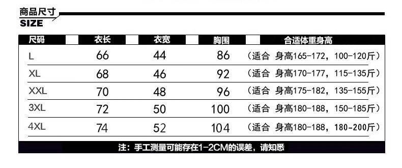 男士内衣码数表_男士内裤码数对照表