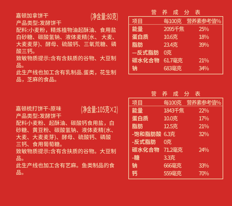 嘉顿 金玉嘉品糖果饼干礼盒(广东省内包邮)